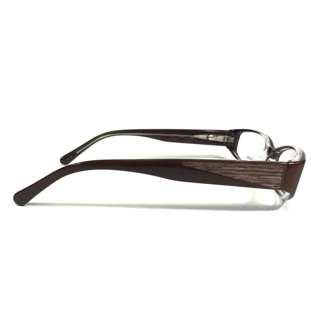 Vera Wang Eyeglasses Frames V033 CS Brown Rectangular Cat Eye Full Rim 49-16-132